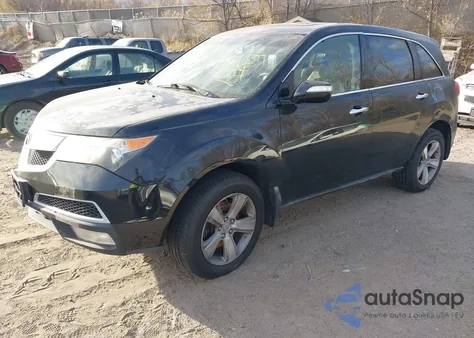 2011 Acura Mdx Technology Package from USA, damaged, VIN 2HNYD2H44BH504635